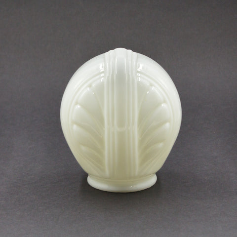 this is a reproduction white glass sconce shade