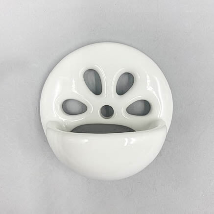 Porcelain White Clawfoot Tub Overflow Cover
