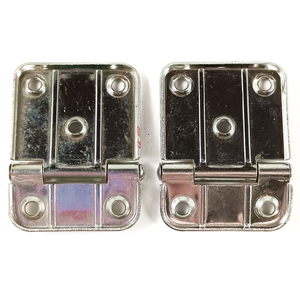 Red-Striped Deco Cabinet Hinges