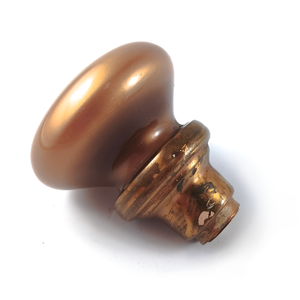 Two-Tone Antique Glass Doorknob Set