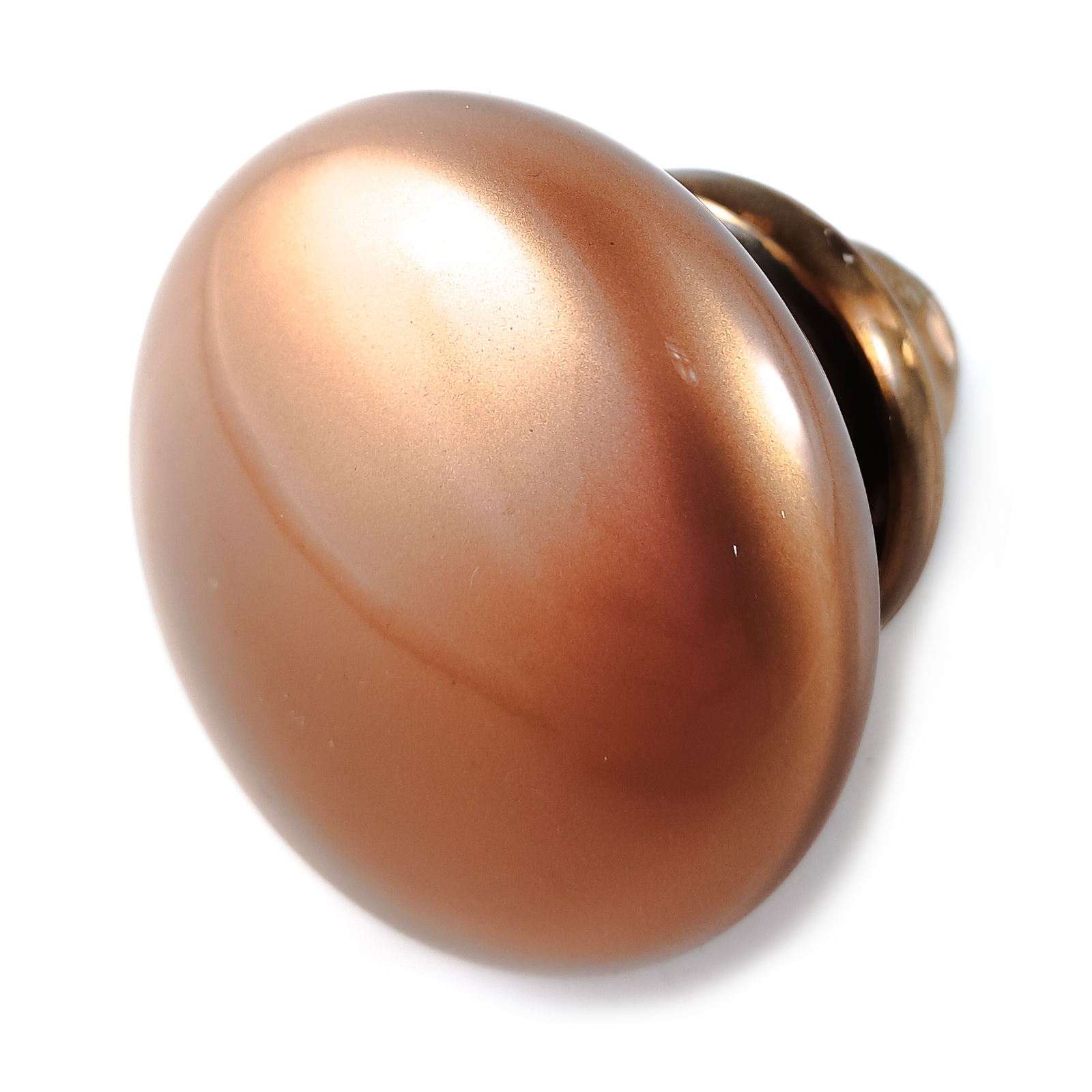 Two-Tone Antique Glass Doorknob Set