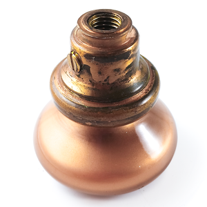 Two-Tone Antique Glass Doorknob Set