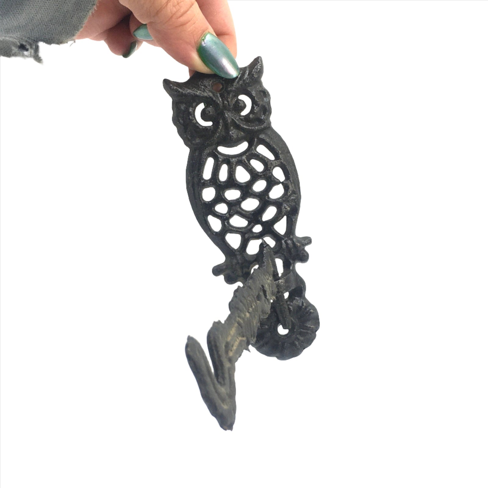 MCM Cast Iron Owl Hook