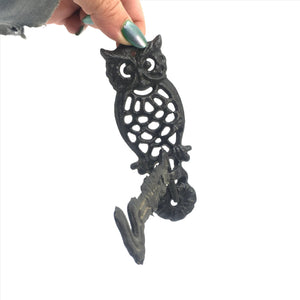 MCM Cast Iron Owl Hook