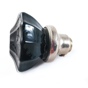 Antique Black Glass Doorknob