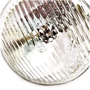 A close-up of the Westinghouse logo on the face of a par lamp