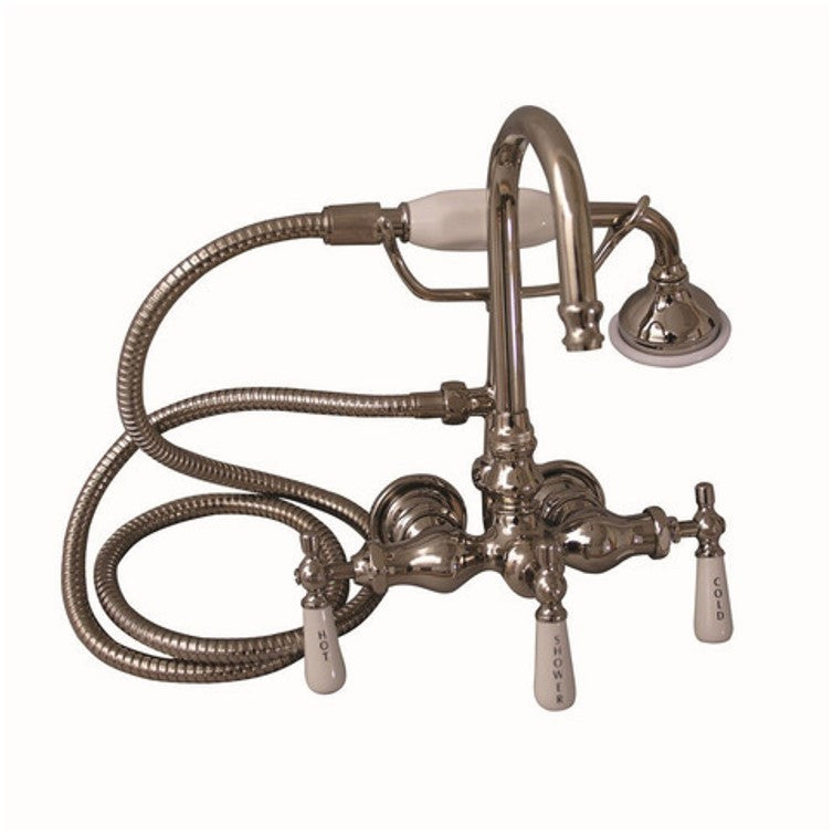 Clawfoot Tub Faucet w/ Handheld Shower