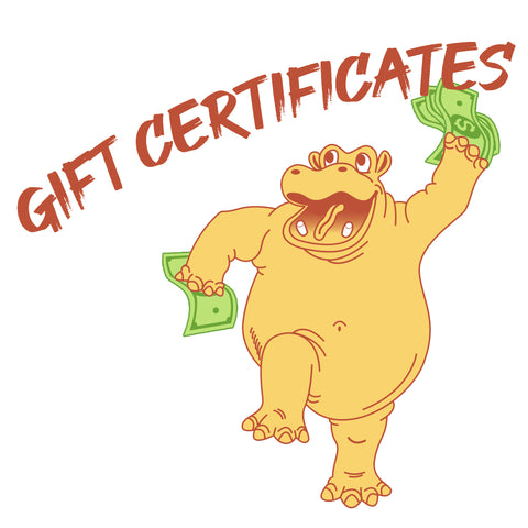 Hippo Hardware Gift Certificates