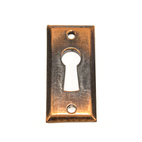NOS Keyhole Cover with Copper Flash Japan Finish