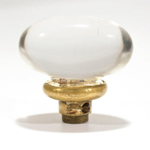 Egg Oval Glass Door Knob