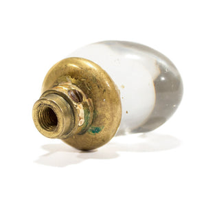 Egg Oval Glass Door Knob