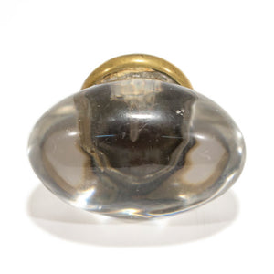 Egg Oval Glass Door Knob