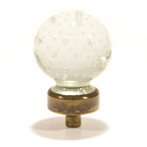 Round Control Point Bubble Glass Knobs