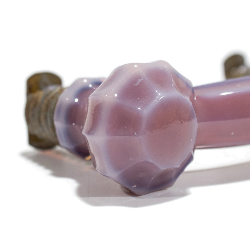 Lavender Purple Depression Glass Pulls