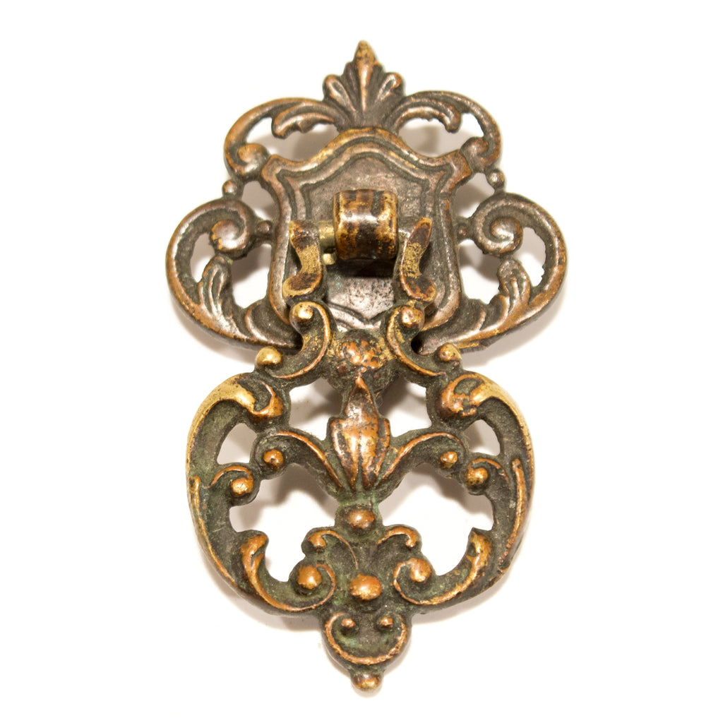 Ornate Nouveau Drop Cabinet Pull