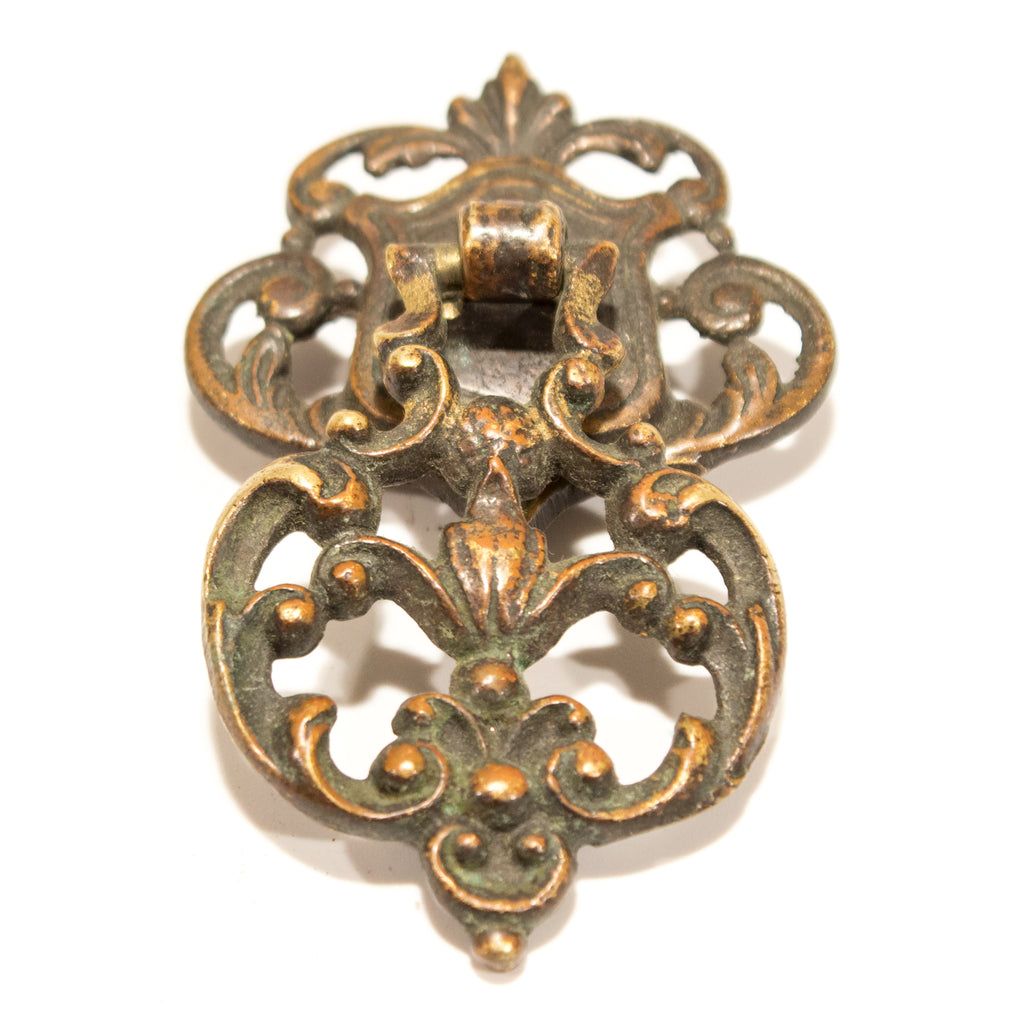 Ornate Nouveau Drop Cabinet Pull