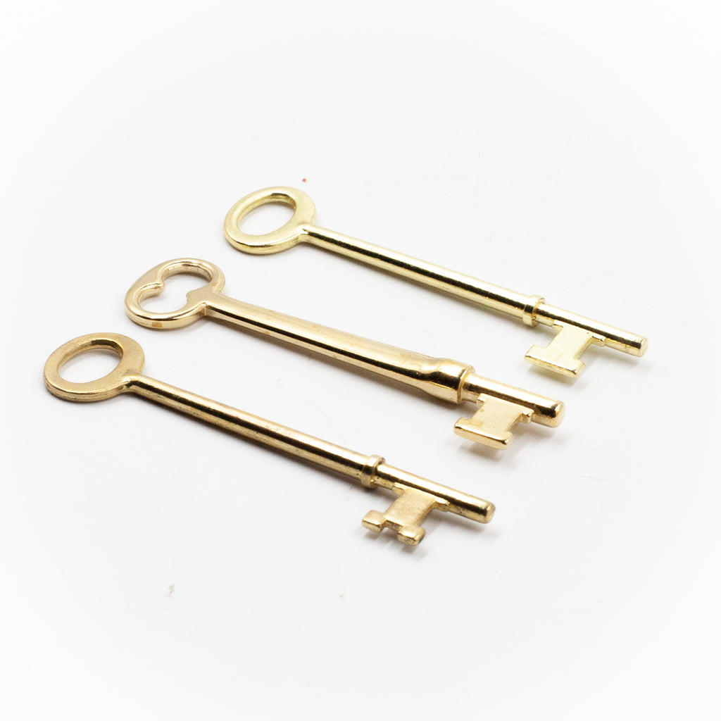 Temporarily out of stock -  3 key set for interior mortise locks