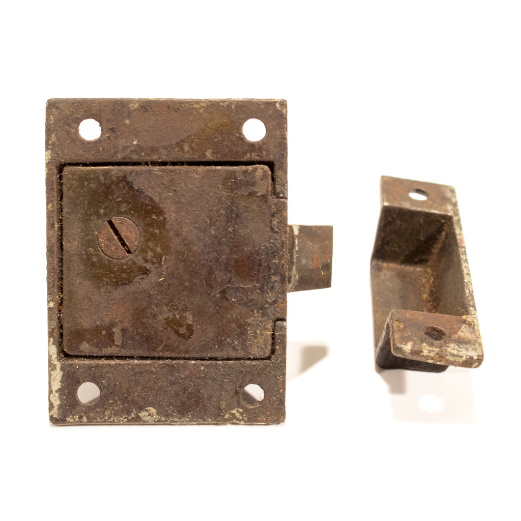 Antique Cast Iron & Brass Aesthetic Norwalk Mortise Door Lock