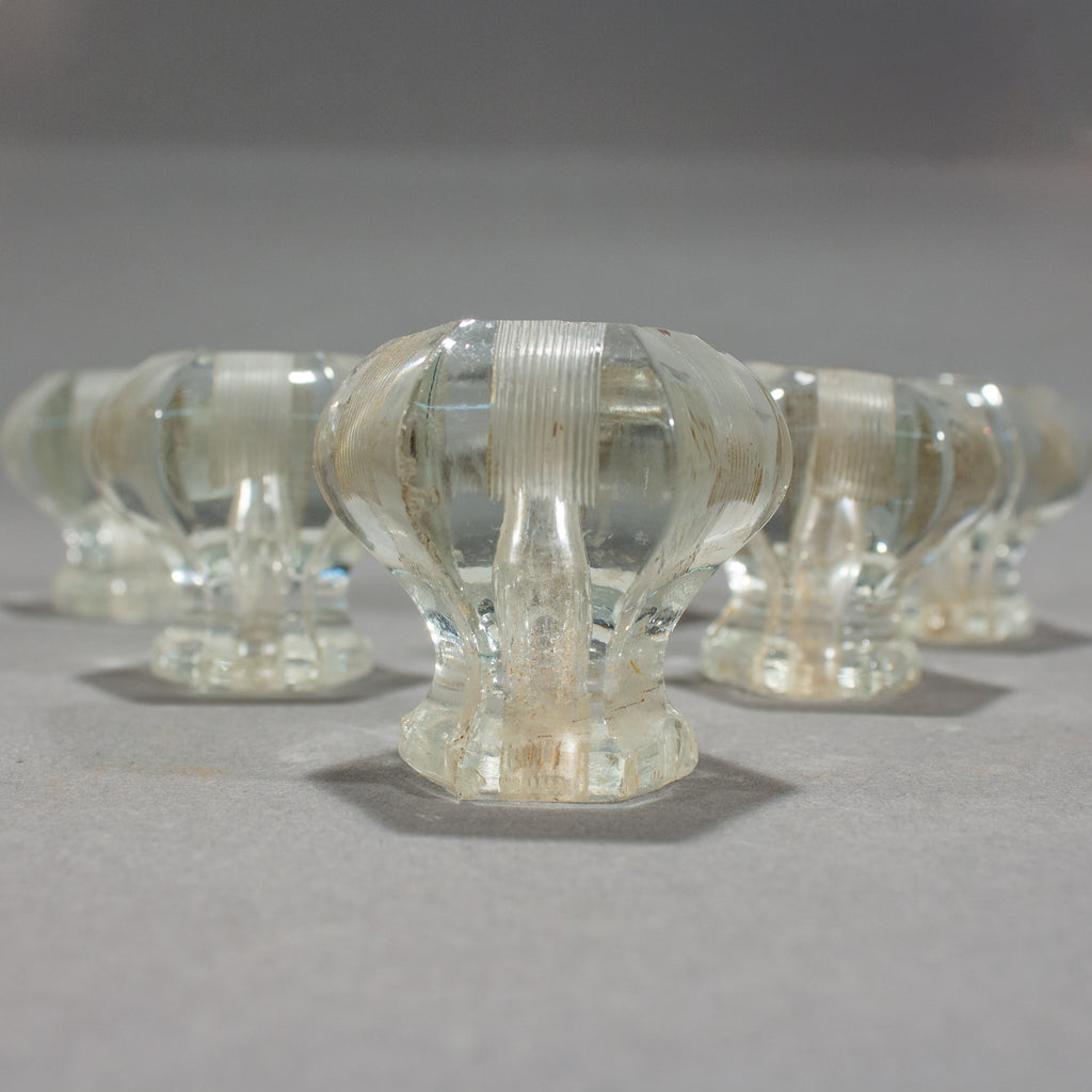 Striped Glass Cabinet Knobs