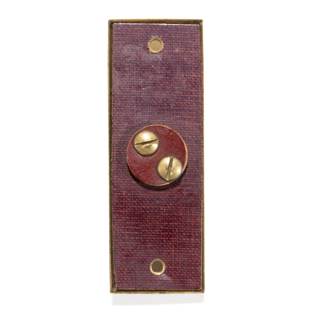 Deco Modern Brass Doorbell Button