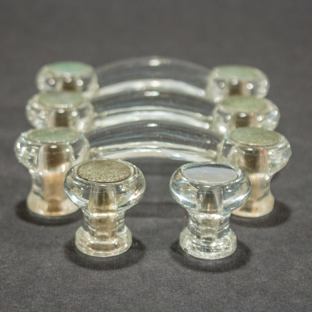 Deco Clear Glass Knobs and Pulls