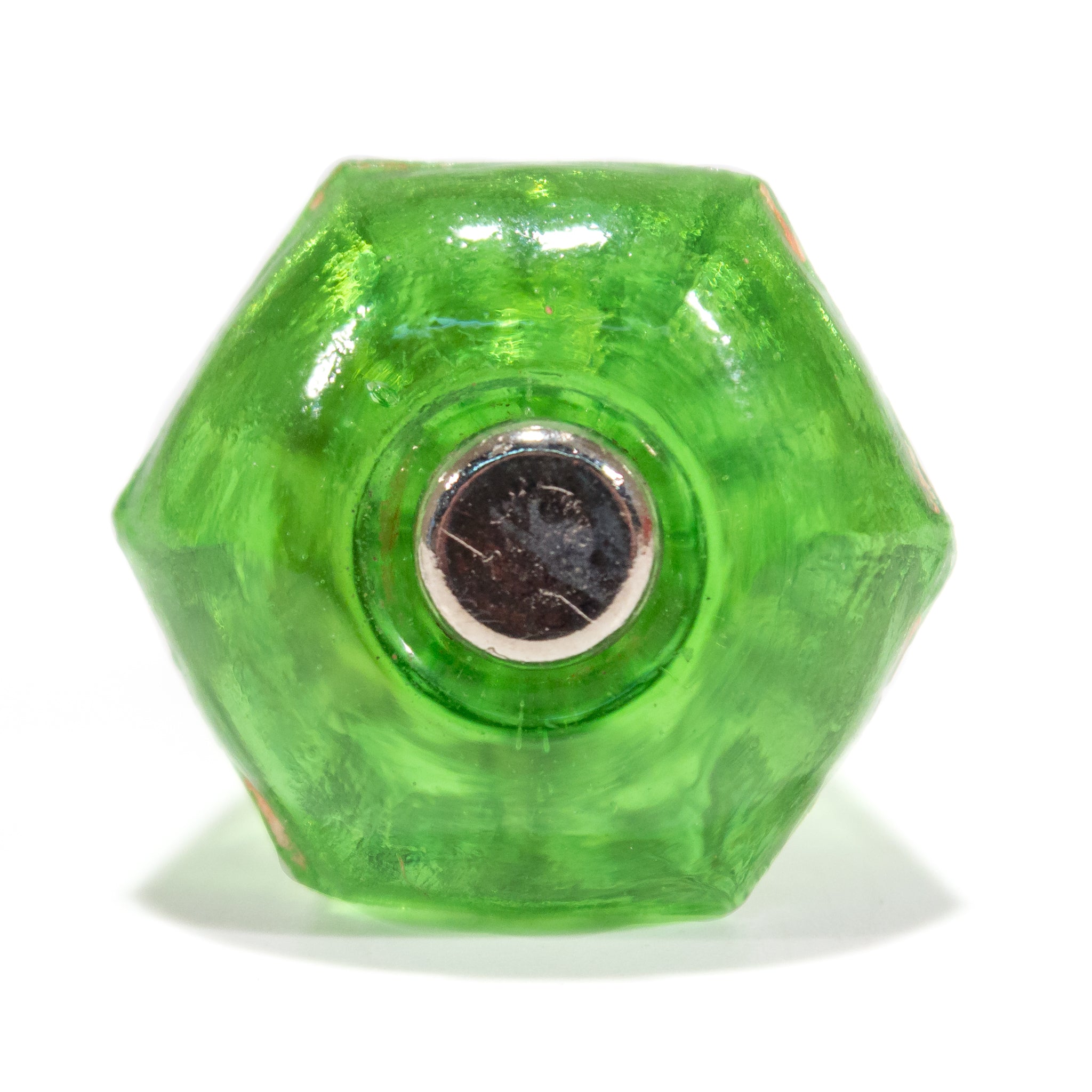 Deco Green Glass Cabinet Knobs (pair) - Hippo Hardware & Trading Company Deco Green Glass Cabinet Knobs (pair) - Hippo Hardware & Trading Company