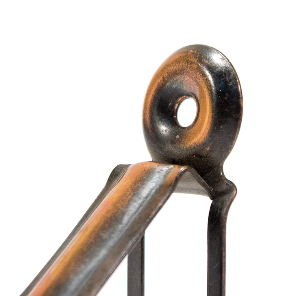 Copper Japan Finish Corner Braces Stair Rod Holders | Hippo Hardware ...