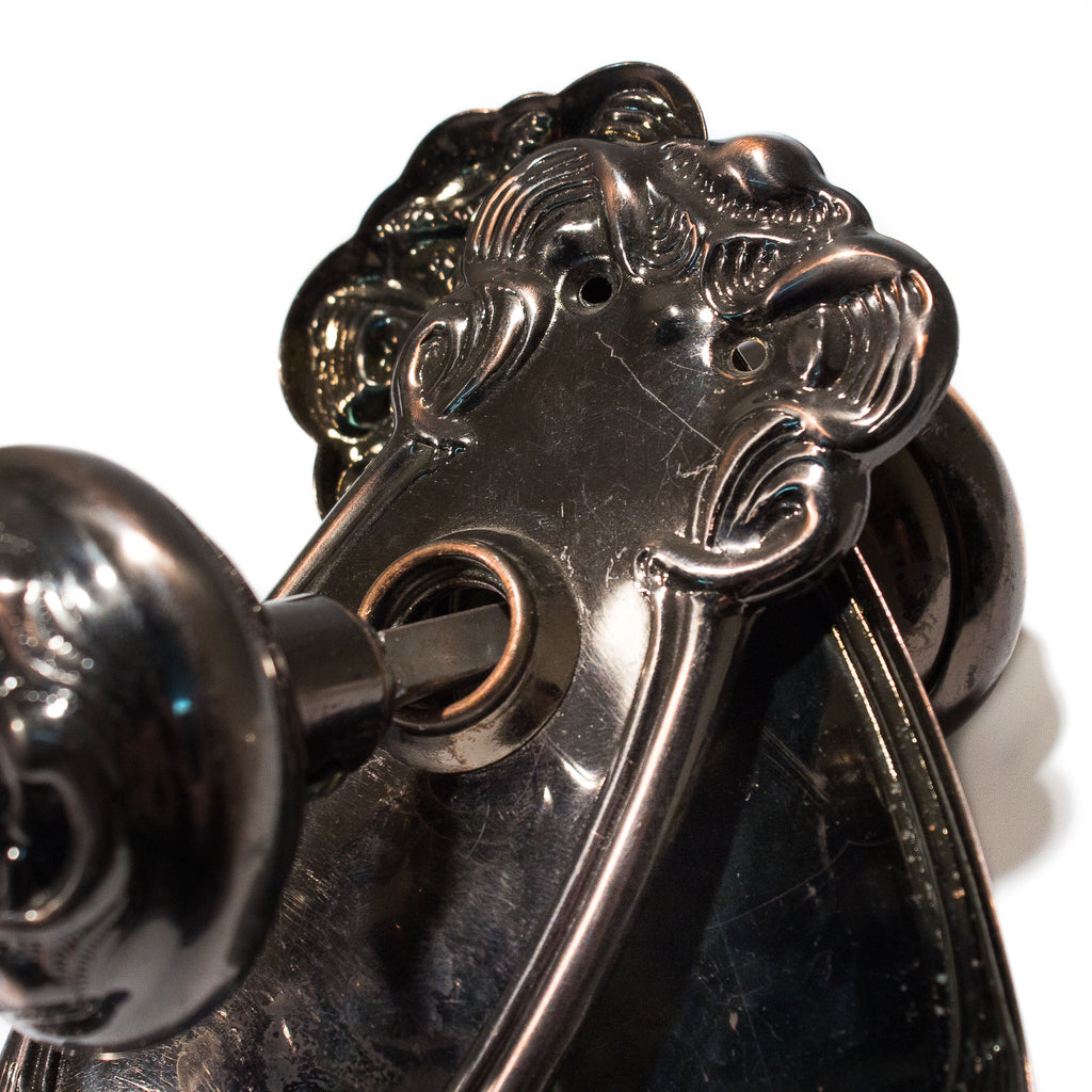 this is detail of a reproduction art nouveau escutcheon