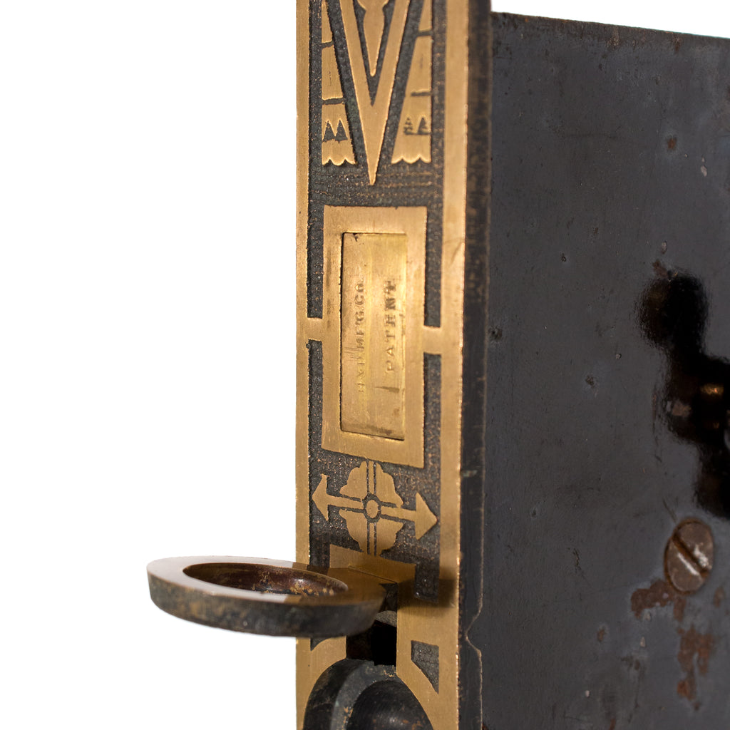 Antique Pocket Door Hardware Pulls Lock Set