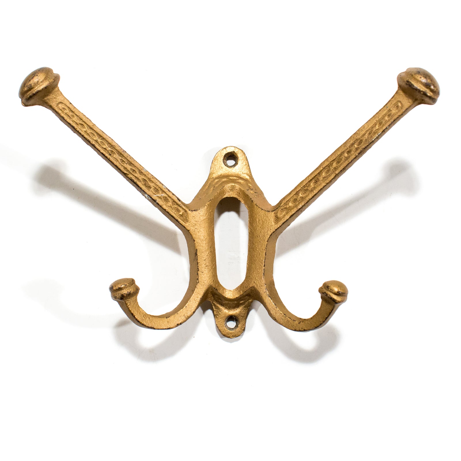 Four Prong Deco Coat Hat Hook