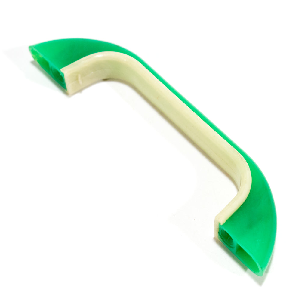Bright Green Plastic Mid-Century Drawer Pulls