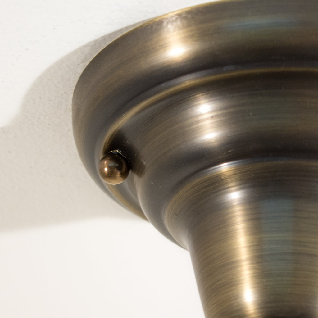 Reproduction Hourglass Flush Ceiling Fixture