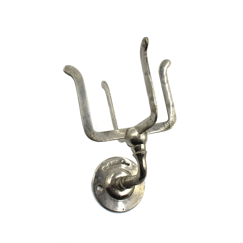 Brasscrafters c1900 Nickel Prong Cup Holder