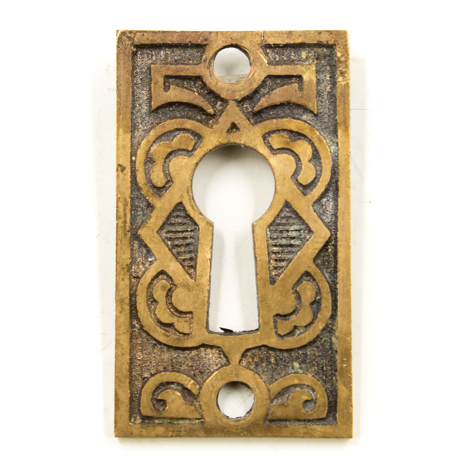 Geometric Bronze Aesthetic Victorian Keyhole Cover