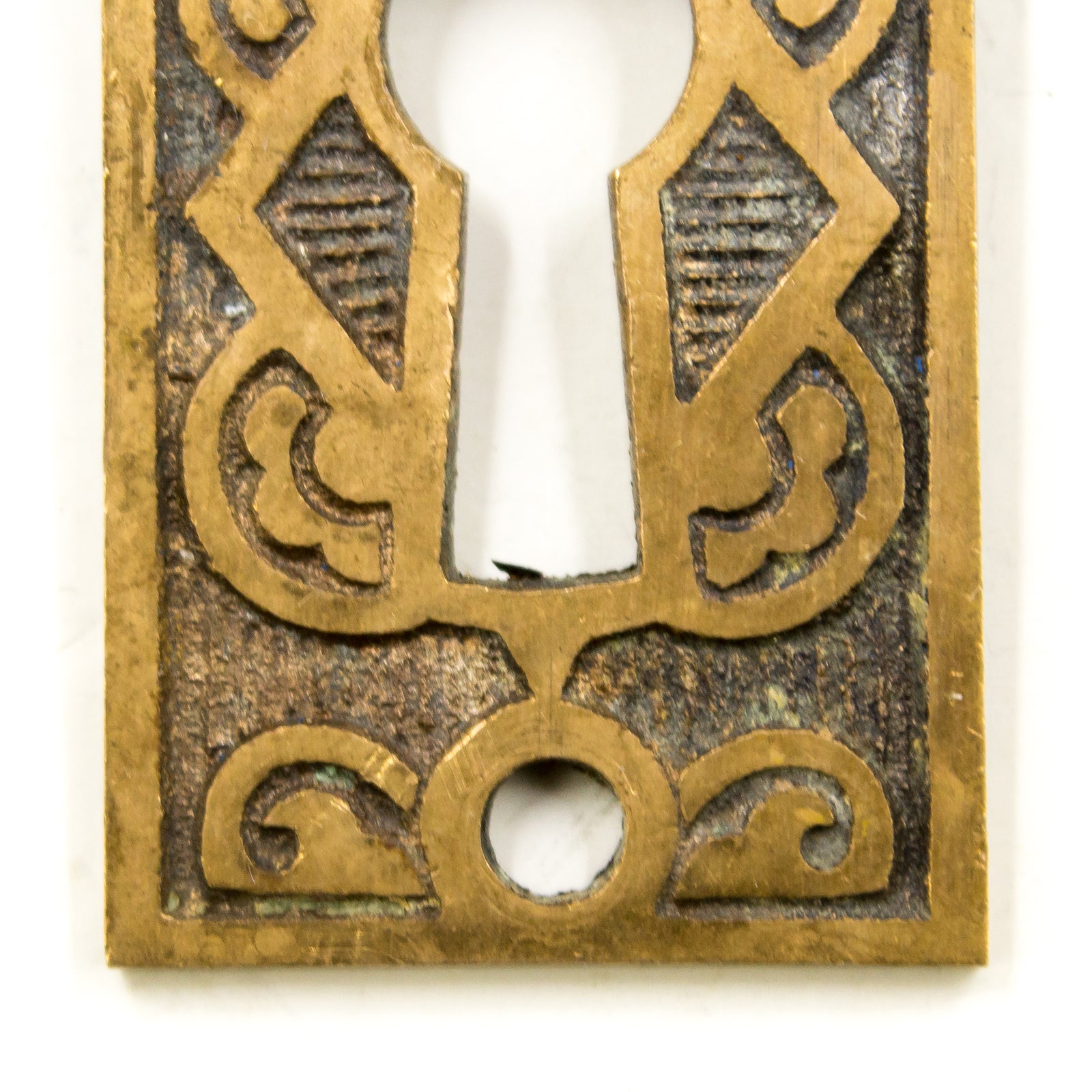 Geometric Bronze Aesthetic Victorian Keyhole Cover