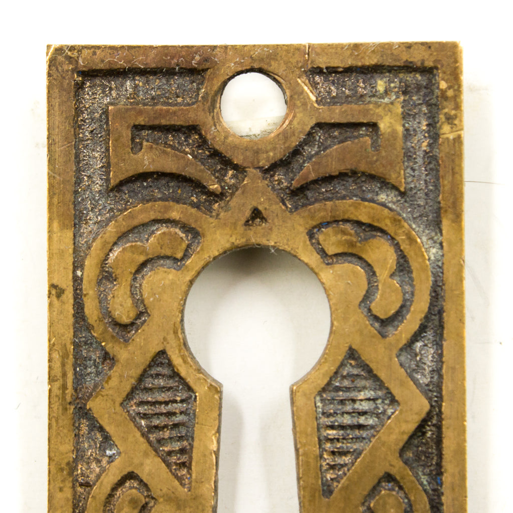 Geometric Bronze Aesthetic Victorian Keyhole Cover | Hippo Hardware ...