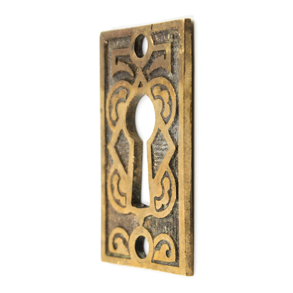 Geometric Bronze Aesthetic Victorian Keyhole Cover | Hippo Hardware ...