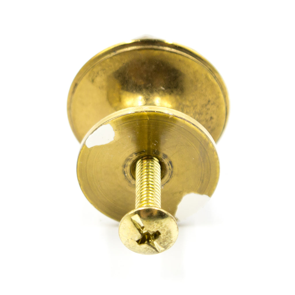 Geometric Vintage Brass Knobs