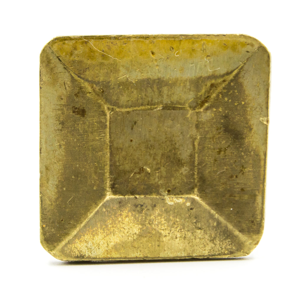 Square Mission Brass Knobs