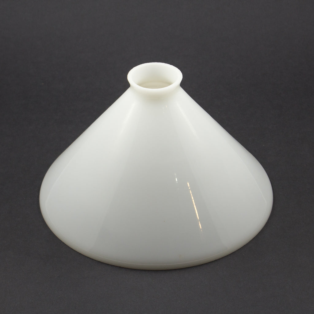 Schoolhouse Electric White Glass Cone Shade