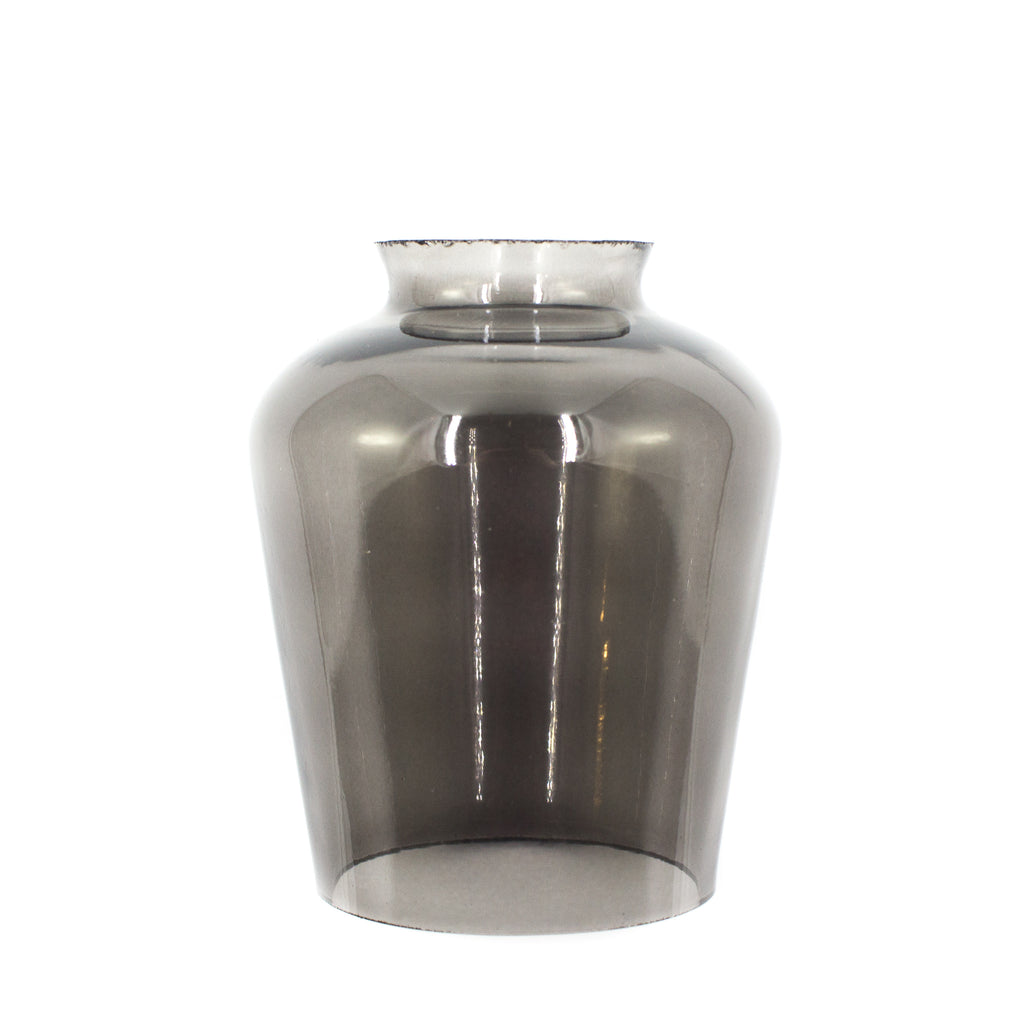 this is a picture of a smoky gray glass shade