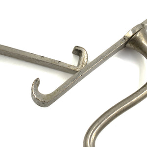 Nickel Brackets for Bathroom Shelf & Towel Bar c.1910