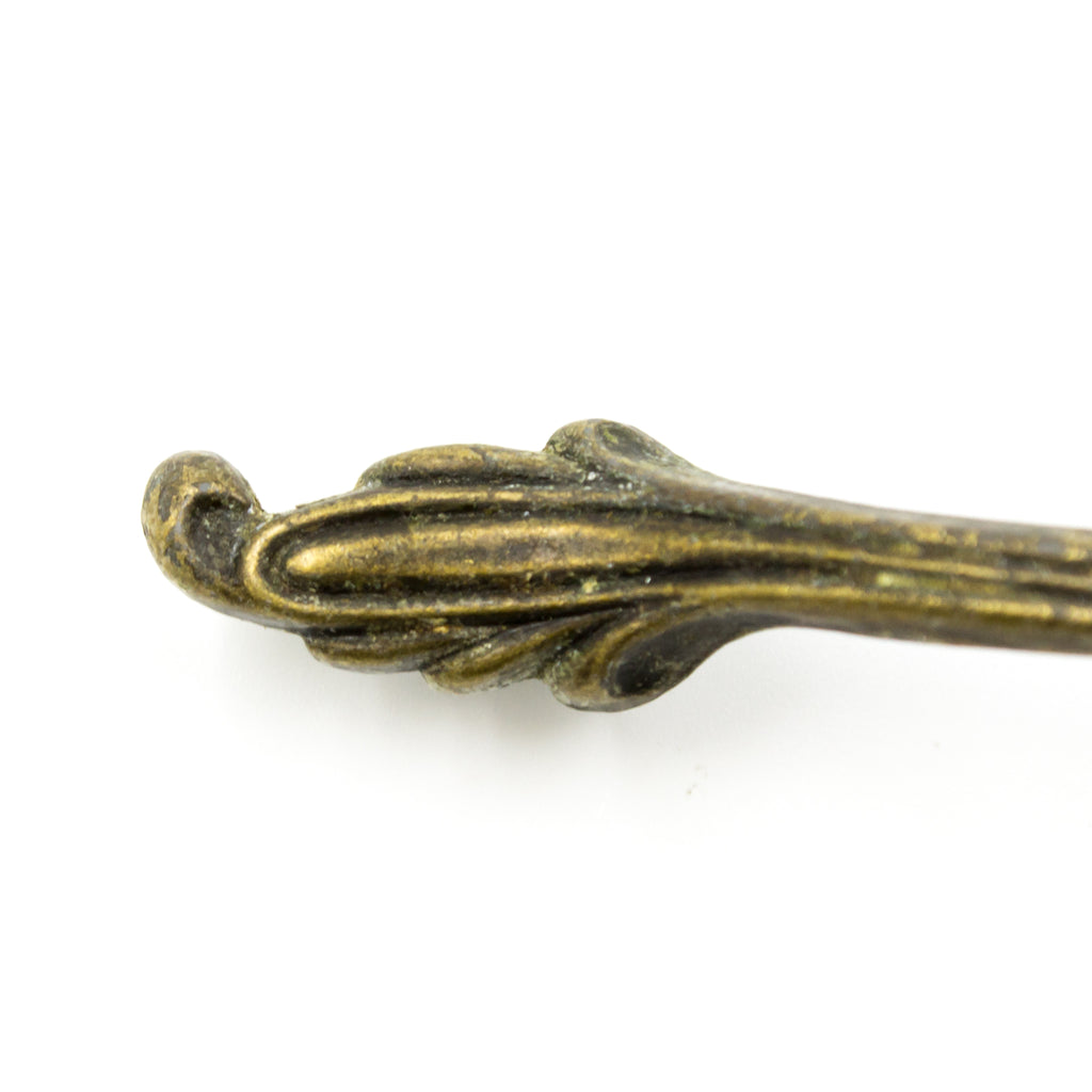 Thin Antique Brass Faux French Pulls
