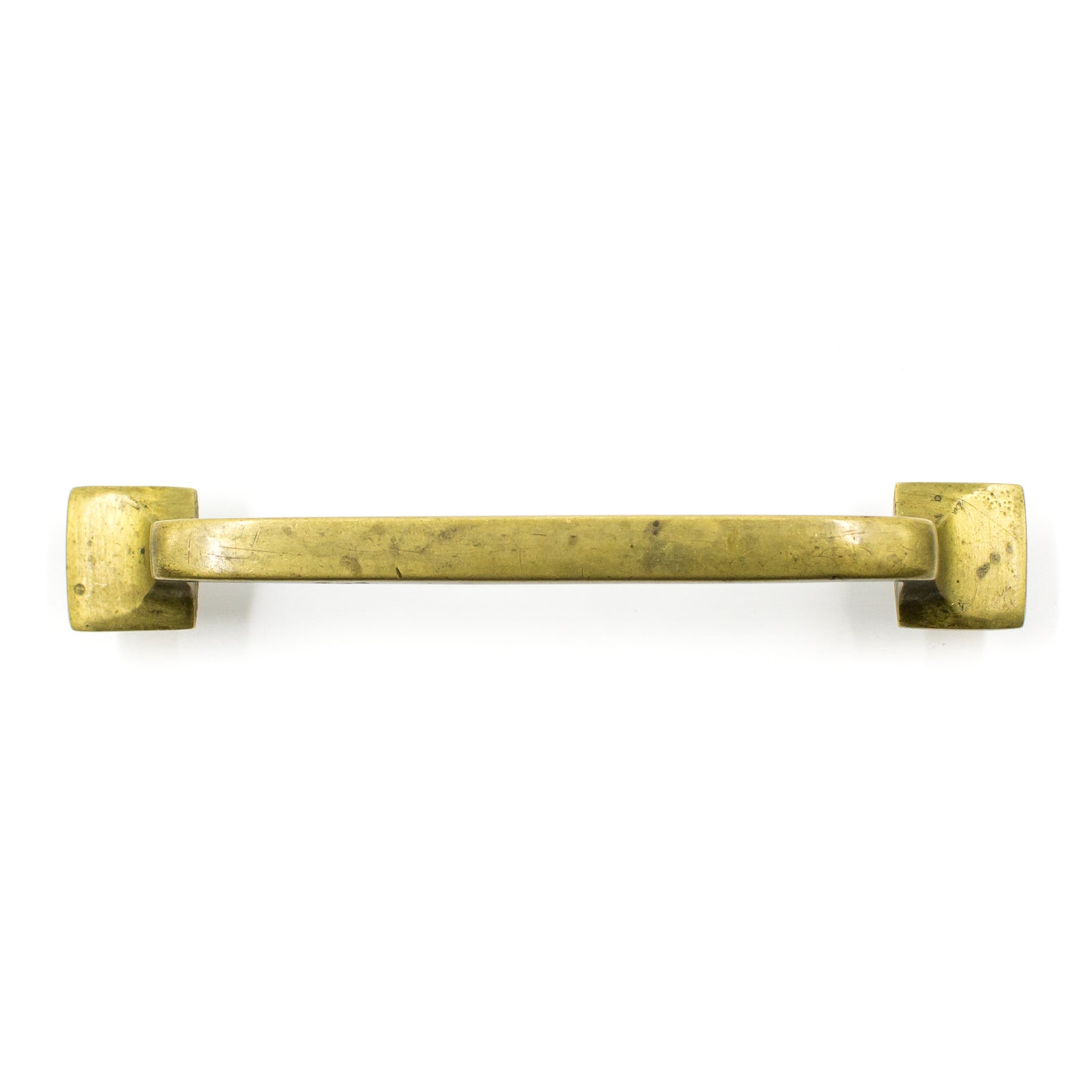 Square Brass Mission Drawer Pull
