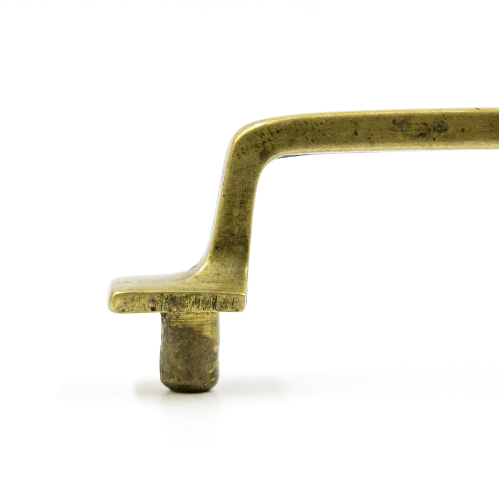 Square Brass Mission Drawer Pull