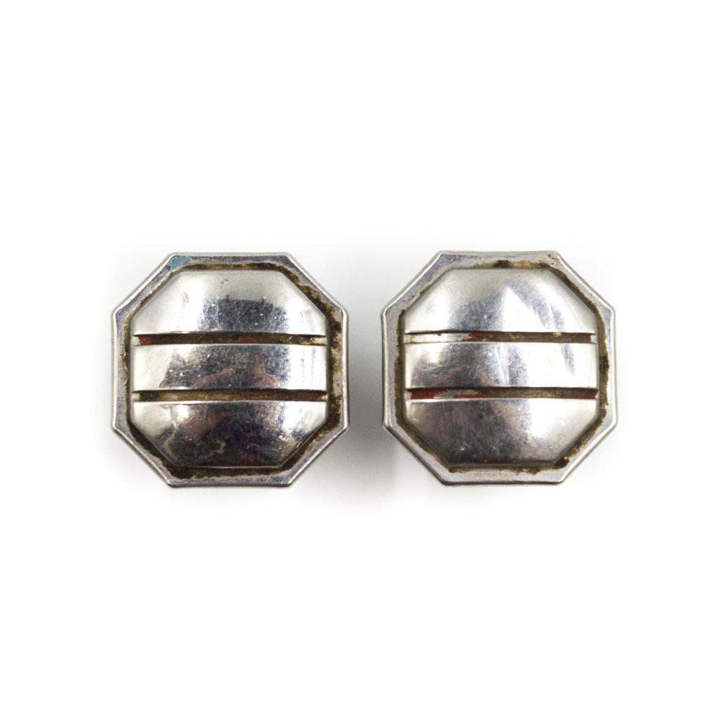 this is a pair of vintage mid century cabinet or drawer pull knobs