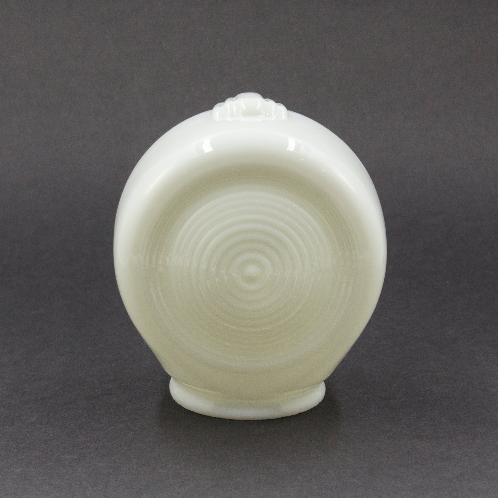 this is a reproduction white glass sconce shade