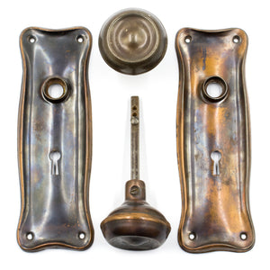 Nouveau Craftsman Wave and Ringed Door Set