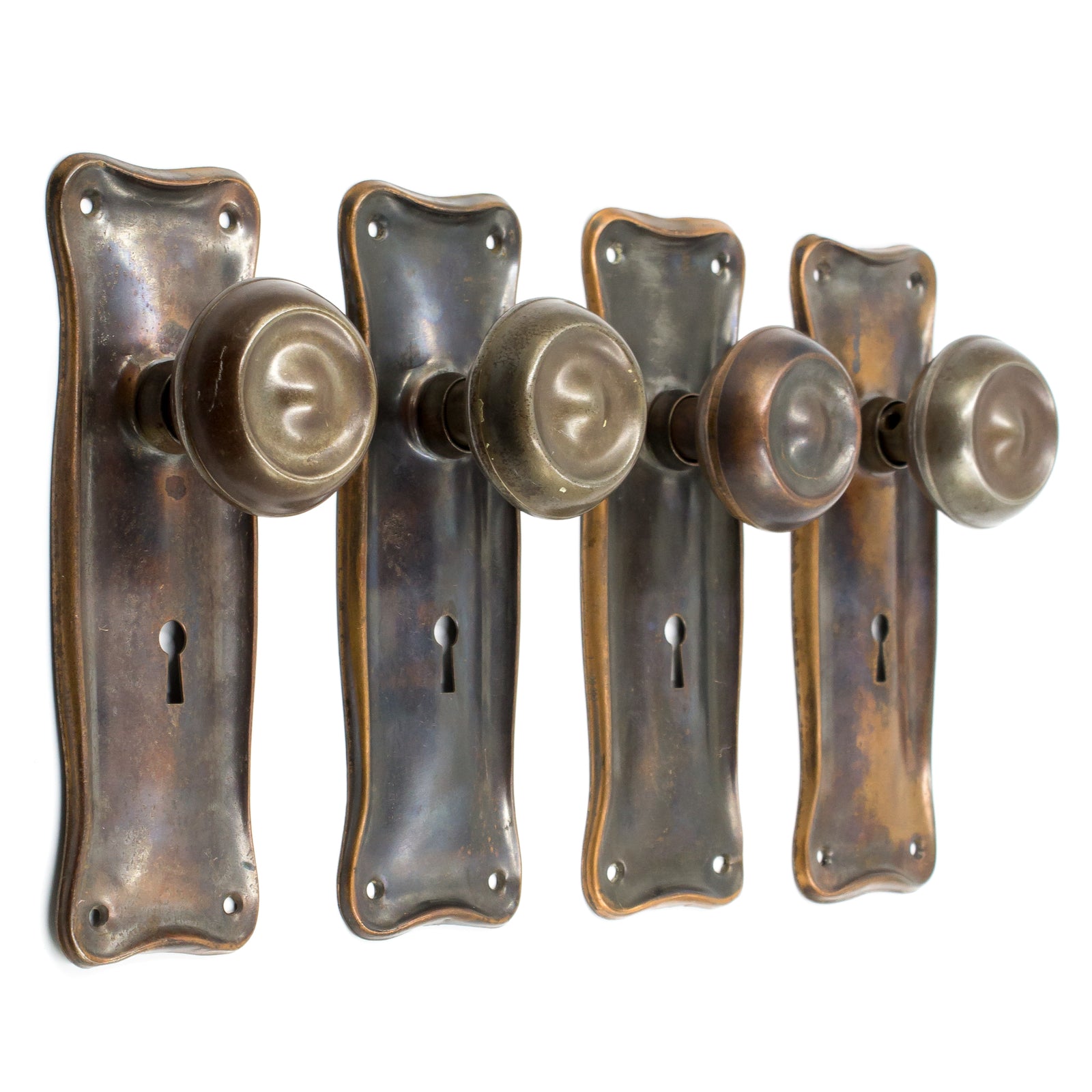 Nouveau Craftsman Wave and Ringed Door Set