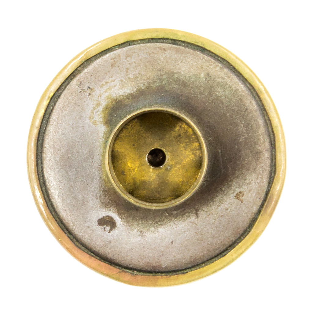 Large Brass Concentric Circle Cabinet Knobs